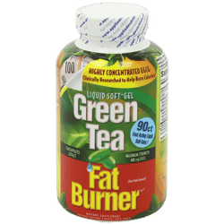 Applied Nutrition Green Tea Fat Burner Maximum Strength with 400 mg EGCG Fast-Acting 90 Liquid Soft-Gels (Pack of 2)
