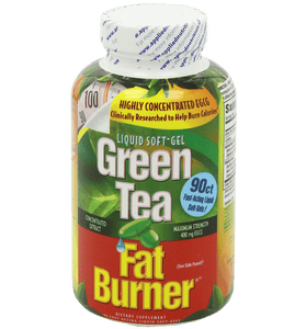 Applied Nutrition Green Tea Fat Burner Maximum Strength with 400 mg EGCG Fast-Acting 90 Liquid Soft-Gels (Pack of 2)