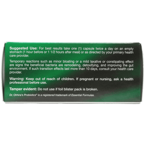 dr. ohhira's probiotics original formula 60 capsules