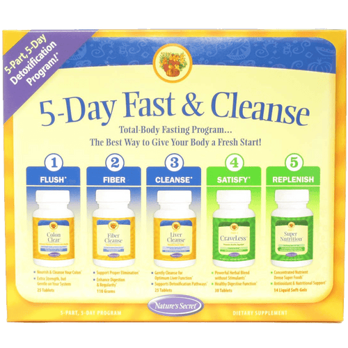 Nature's Secret 5-Day Fast & Cleanse 5-Part 5-Day Program