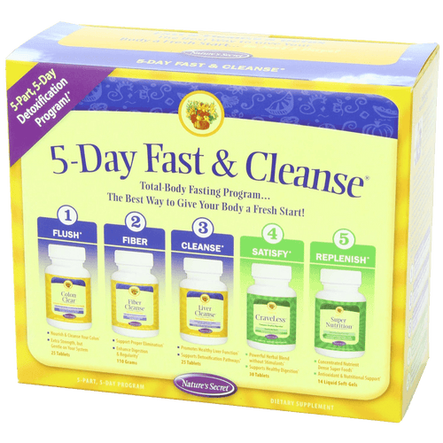 Nature's Secret 5-Day Fast & Cleanse 5-Part 5-Day Program