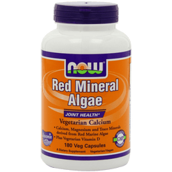 Now Foods Red Mineral Algae aquamin Veg-Capsules 180-Count