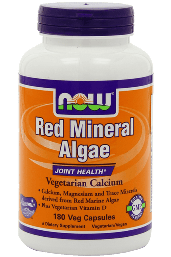 Now Foods Red Mineral Algae aquamin Veg-Capsules 180-Count
