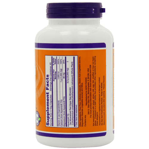 Now Foods Red Mineral Algae aquamin Veg-Capsules 180-Count