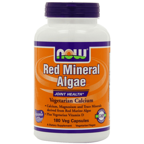 Now Foods Red Mineral Algae aquamin Veg-Capsules 180-Count
