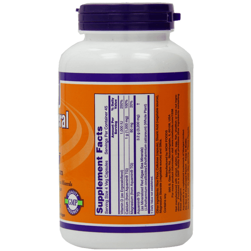 Now Foods Red Mineral Algae aquamin Veg-Capsules 180-Count