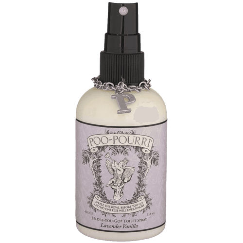 Poo-Pourri Preventive Bathroom Odor Spray 2-Piece Set Includes 2-Ounce and 4-Ounce Bottle Lavender Vanilla