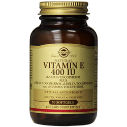 Solgar Vitamin E 400 IU 50 Softgels