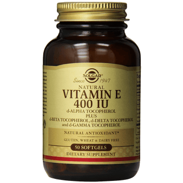 Solgar Vitamin E 400 IU 50 Softgels