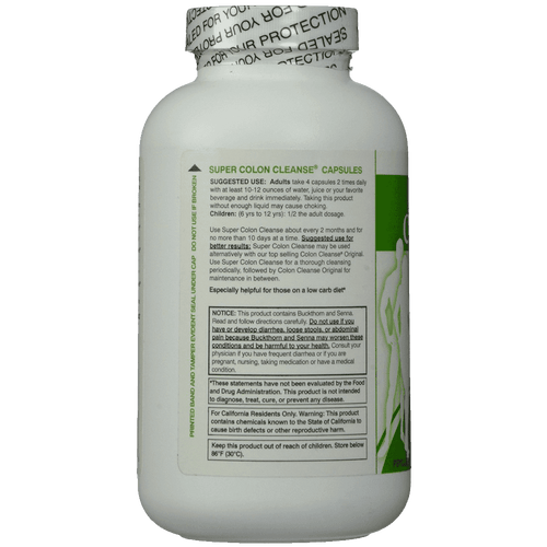 Super Colon Cleanse 500mg 240 capsules