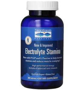 Trace Minerals Research Performance Electrolyte Stamina High Performance Energy Formula of Balanced Ionic Minerals 300 Tablets
