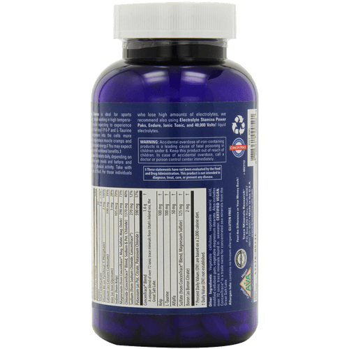 Trace Minerals Research Performance Electrolyte Stamina High Performance Energy Formula of Balanced Ionic Minerals 300 Tablets